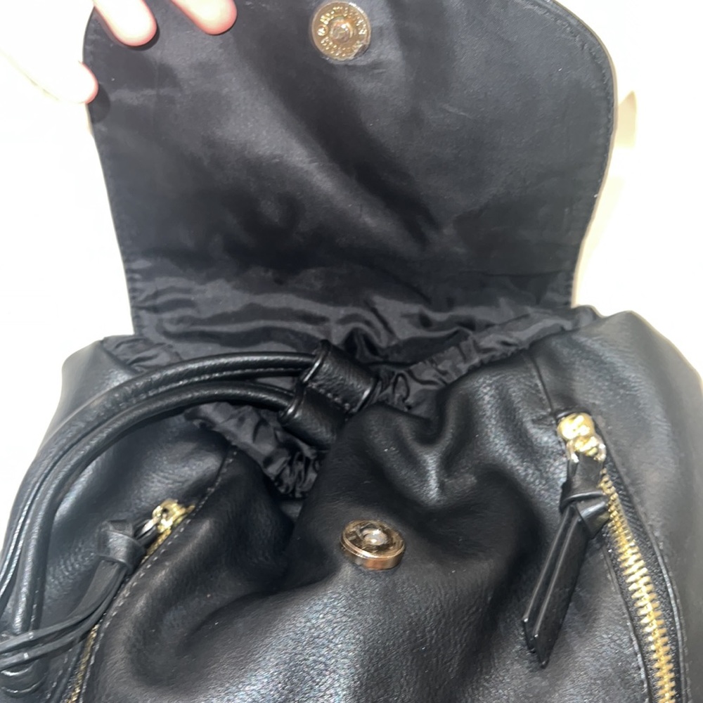 Black mini backpack - Picture 2 of 4